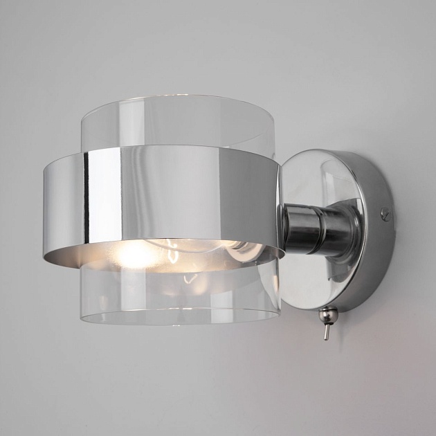 Бра Eurosvet Arcada 70127/1 хром изображение 4 Бра Eurosvet Arcada 70127/1 хром Фото № 4