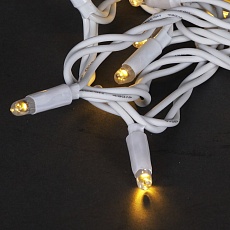 Cветодиодная гирлянда Sneha нить 24V теплый белый мерцающий A-504 WW 1