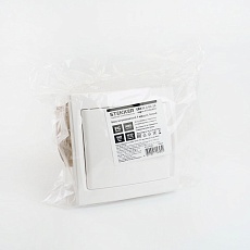 Бокс встраиваемый Stekker EBX50-2/04-20 4 модуля, белый, пластик, серия Standart 49634 2