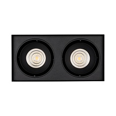 Потолочный светодиодный светильник Arlight SP-Cubus-S100x200BK-2x11W Warm White 40deg 023085(1) 5