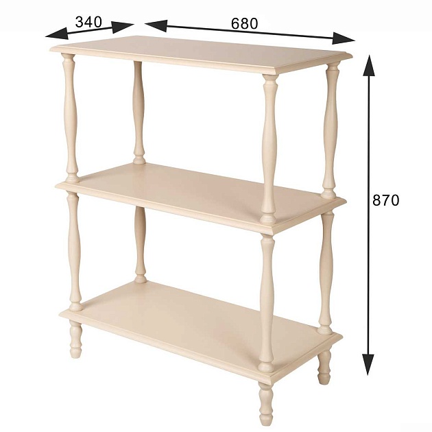 Этажерка Мебелик П 9 002092 изображение 3 Этажерка Мебелик П 9 002092 Фото № 3