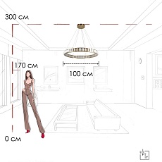 Подвесной светильник LOFT IT Manhattan 10415/1000 2