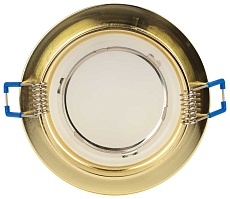Светильник встраиваемый декоративный ЭРА DK99 GD под лампу MR16 GU5.3 золото Б0058395 4