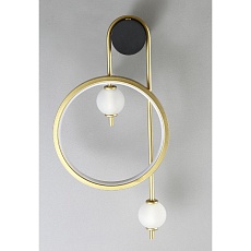 Бра Crystal Lux Rodrigo AP20W Led Black/Gold 5