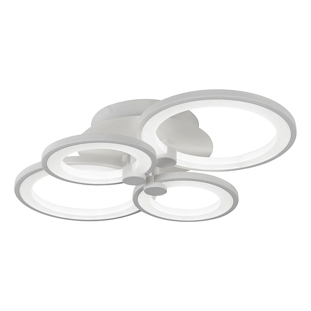 Потолочная светодиодная люстра iLedex Ring A001/4 WH изображение 2 Потолочная светодиодная люстра iLedex Ring A001/4 WH Фото № 2