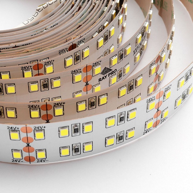 Светодиодная лента Apeyron 38W/m 240LED/m 2835SMD холодный белый 5M 00-305 изображение 9 Светодиодная лента Apeyron 38W/m 240LED/m 2835SMD холодный белый 5M 00-305 Фото № 9