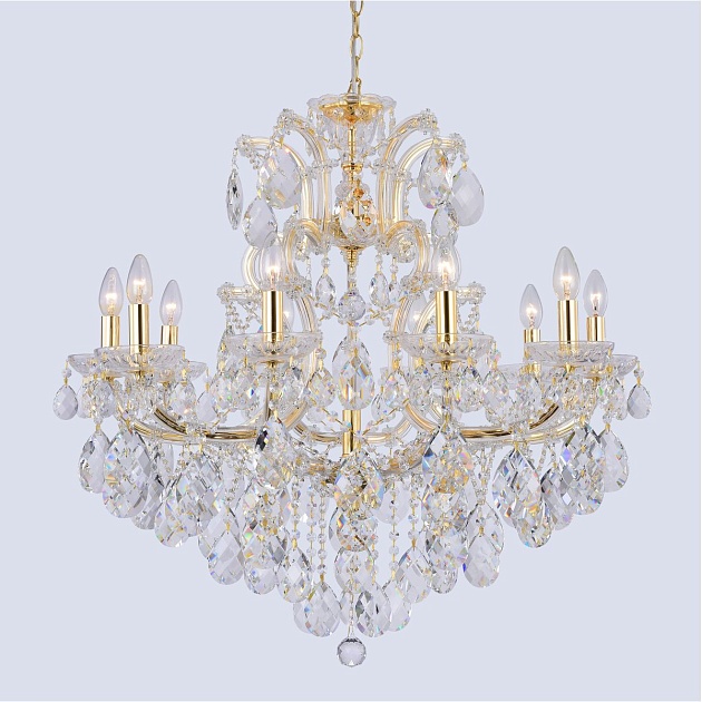 Подвесная люстра Crystal Lux Isabel SP11 Gold/Transparent изображение 4 Подвесная люстра Crystal Lux Isabel SP11 Gold/Transparent Фото № 4