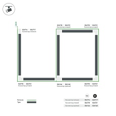 Коннектор T-образный Arlight соединение снаружи/справа LGD-4TR-Con-EXT-R1-BK 026148 1