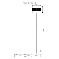Торшер Moderli Gela V10494-1F 1