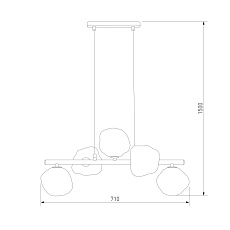 Подвесной светильник TK Lighting 11111 Lava Sabia a071862 2