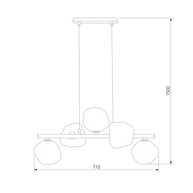 Подвесной светильник TK Lighting 11111 Lava Sabia a071862 Фото № 3
