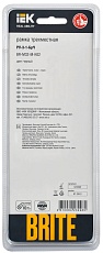 Рамка 3-постовая IEK Brite РУ-3-1-БрЧ черная BR-M32-M-K02 2