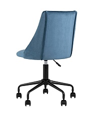 Поворотное кресло Stool Group Сиана велюр синий CIAN BLUE 4