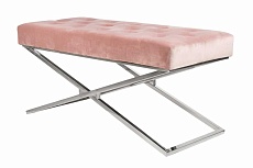 Банкетка ArtHomeDecor Cross ID-78 CR Pink 1