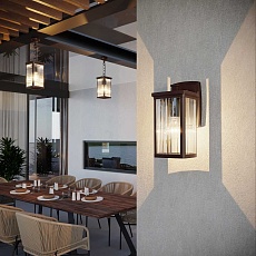 Уличный настенный светильник Elektrostandard Lame D кофе GL 1006D a047202 1