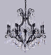 Подвесная люстра Crystal Lux Magnifico SP13 Black/Transparent 2