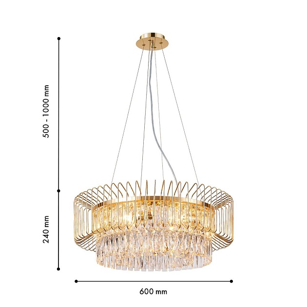 Подвесная люстра Favourite Subito 4779-6P изображение 2 Подвесная люстра Favourite Subito 4779-6P Фото № 2