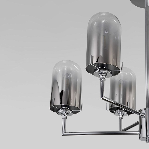 Подвесная люстра Eurosvet Pluto 60156/6 хром изображение 3 Подвесная люстра Eurosvet Pluto 60156/6 хром Фото № 3