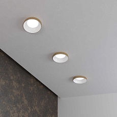 Встраиваемый светильник Elektrostandard 112 MR16 белый/золото a053338 4