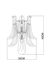 Бра Arte Lamp Maya A4072AP-2GO 1