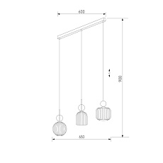 Подвесной светильник TK Lighting 11042 Sophia Cognac a071825 1