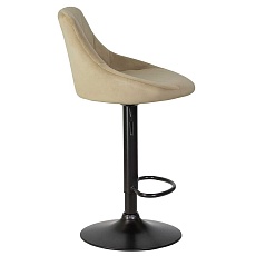 Стул барный DOBRIN LOGAN BLACK (мокко велюр (MJ9-9)) 5007_BlackBase-LM LOGAN BLACK 1