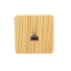 Розетка компьютерная Lezard Viola беленый дуб 751-5200-139