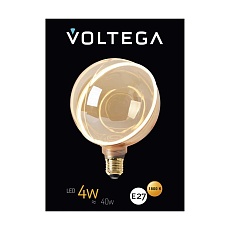 Лампа светодиодная филаментная Voltega 271 E27 4W 1800K янтарная 8590 3