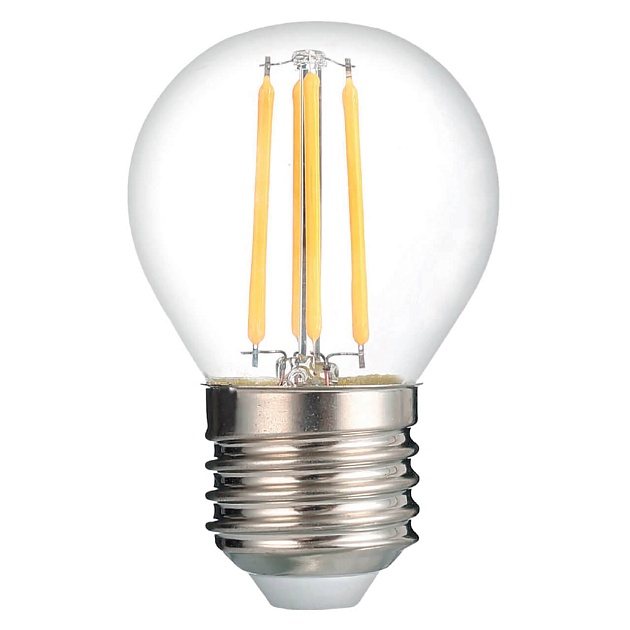 Лампа светодиодная филаментная Thomson E27 11W 2700K шар прозрачная TH-B2095 фото 