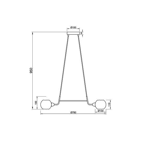 Подвесная люстра Vele Luce Imelda VL5832P08 изображение 5 Подвесная люстра Vele Luce Imelda VL5832P08 Фото № 5