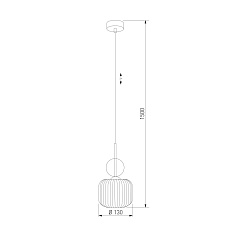 Подвесной светильник TK Lighting 11038 Sophia Cognac a071821 1