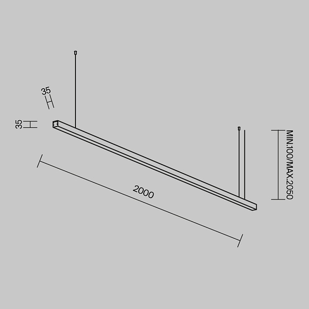 Линейный светильник Maytoni Technical LL312016 Фото № 2