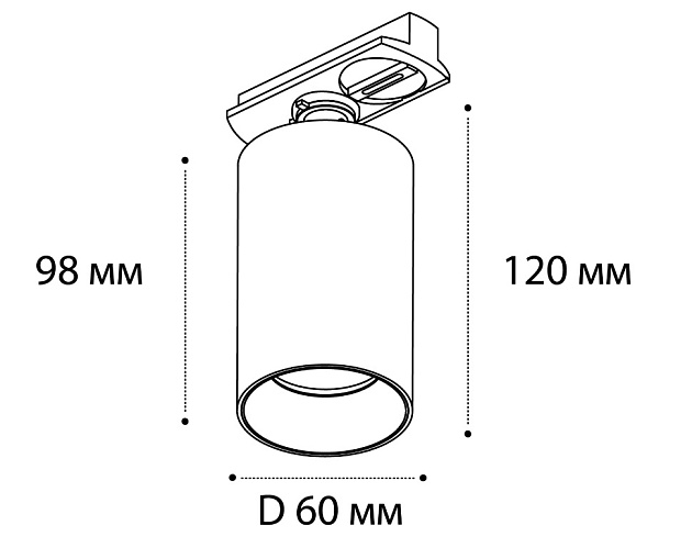 Трековый светильник Italline Danny TR coffee Фото № 2