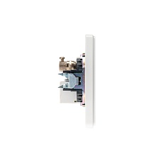 Розетка ROUND компьютерная RJ45 кат6 + TV с/у перламутр KRANZ KR-78-0722-1 4
