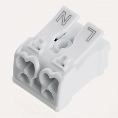 Клемма монтажная Stekker, LD294-4002, для подключения фазных проводников, 2 контактные группы (3 ввода, 3 вывода на полюс) 32733 4