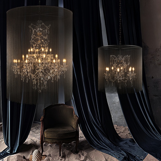 Подвесная люстра LOFT IT Vaille Crystal 10450/1200 Фото № 3