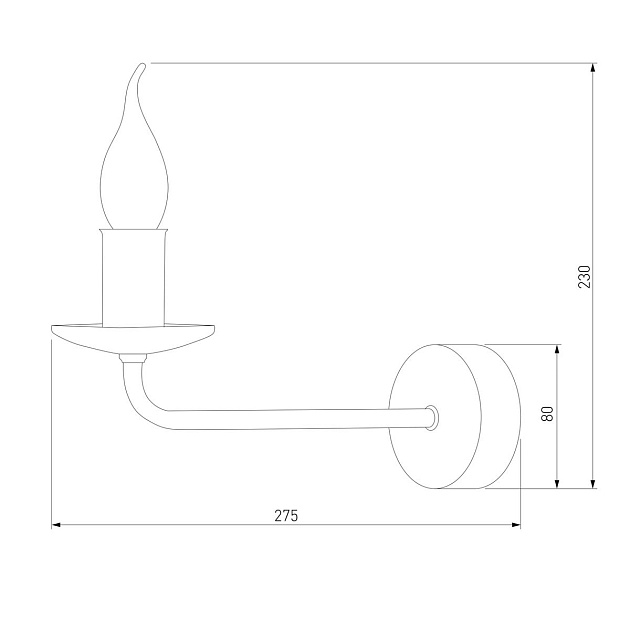 Бра TK Lighting 10244 Limal Фото № 2