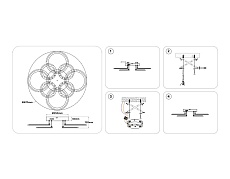 Светильник потолочный Ambrella light ACRYLICA FA8945 5
