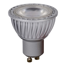 Лампа светодиодная диммируемая Lucide GU10 5W 3000K серая (3 шт.) 49006/15/36 3