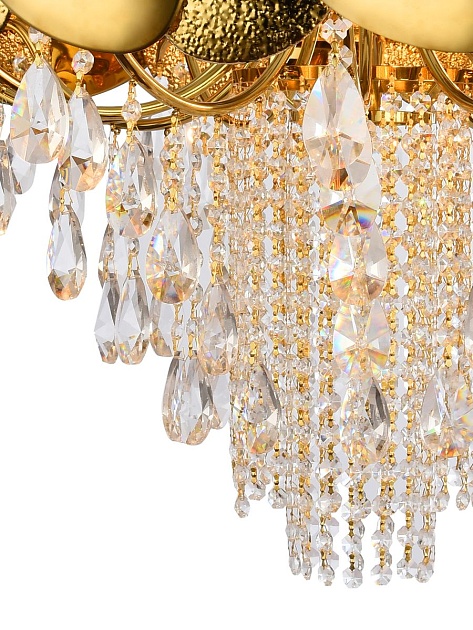 Подвесная люстра Natali Kovaltseva Valencia 91009/12C Gold Фото № 2
