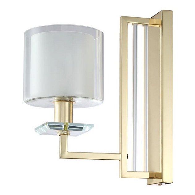 Бра Crystal Lux Nicolas AP1 Gold/White Фото № 1