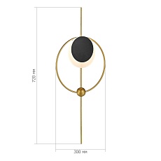 Настенный светодиодный светильник ST Luce Dali SL6507.341.01 1