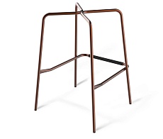 Барный стул Sheffilton SHT-ST35/S29 кофейный ликер/медный металлик 3408423301 3