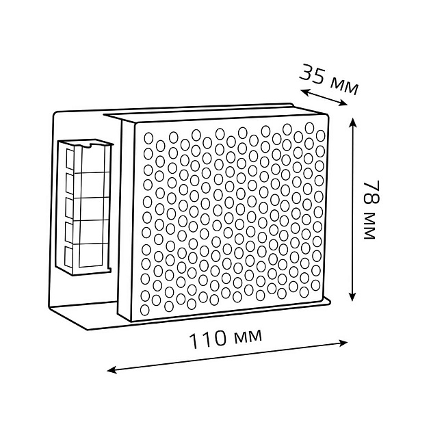 Блок питания Gauss Led Strip PS 12V 40W IP20 5A 202003040 изображение 5 Блок питания Gauss Led Strip PS 12V 40W IP20 5A 202003040 Фото № 5