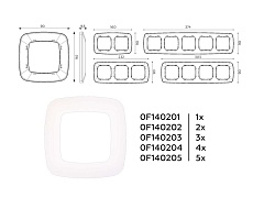Рамка AMBRELLA VOLT OF140203 2