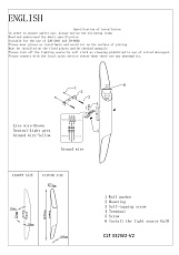 Настенный светильник Crystal Lux CLT 332W2-V2 BL-GO 1