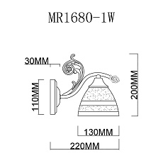 Бра MyFar Nile MR1680-1W 1