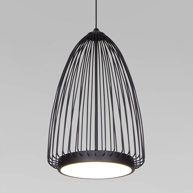 Подвесной светодиодный светильник Eurosvet Comodita 40009/1 LED черный Фото № 4