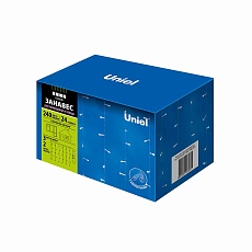 Уличная светодиодная гирлянда Uniel занавес 220V белый ULD-C3020-240/STK White IP44 UL-00007213 4