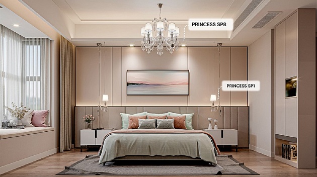 Подвесной светильник Crystal Lux Princess SP1 Фото № 7